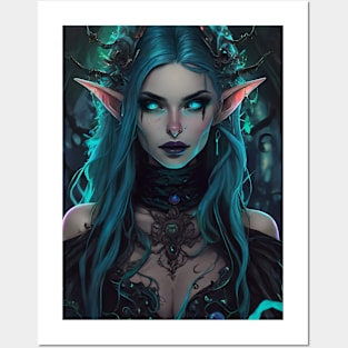 Elven Necromancer Posters and Art